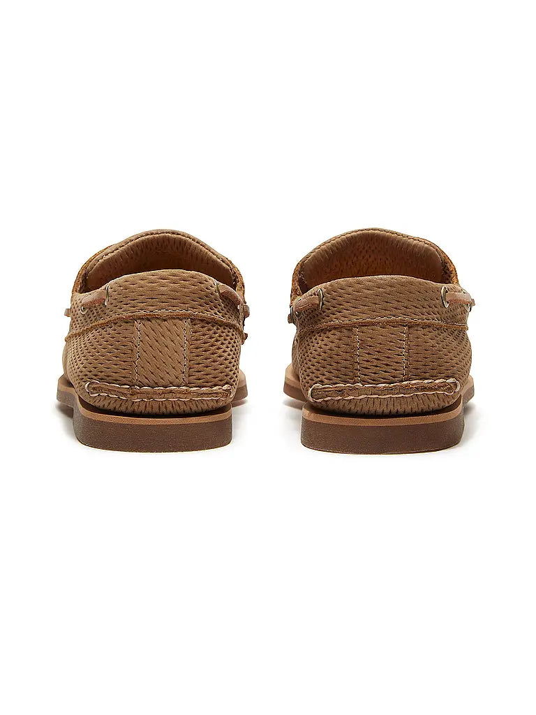 TIMBERLAND VELA CLASSIC BOAT SHOE MEDIUM BEIGE NUBUCK