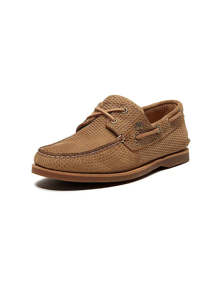 TIMBERLAND VELA CLASSIC BOAT SHOE MEDIUM BEIGE NUBUCK