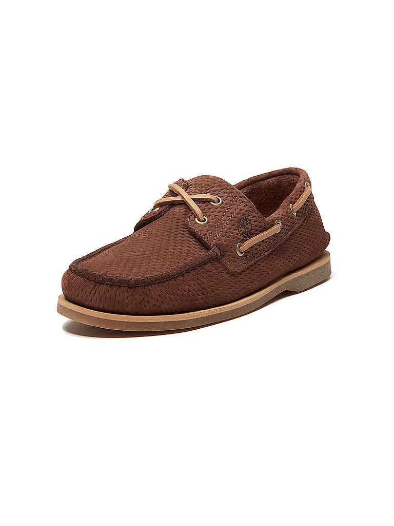 TIMBERLAND VELA CLASSIC BOAT SHOE DARK BROWN SUEDE