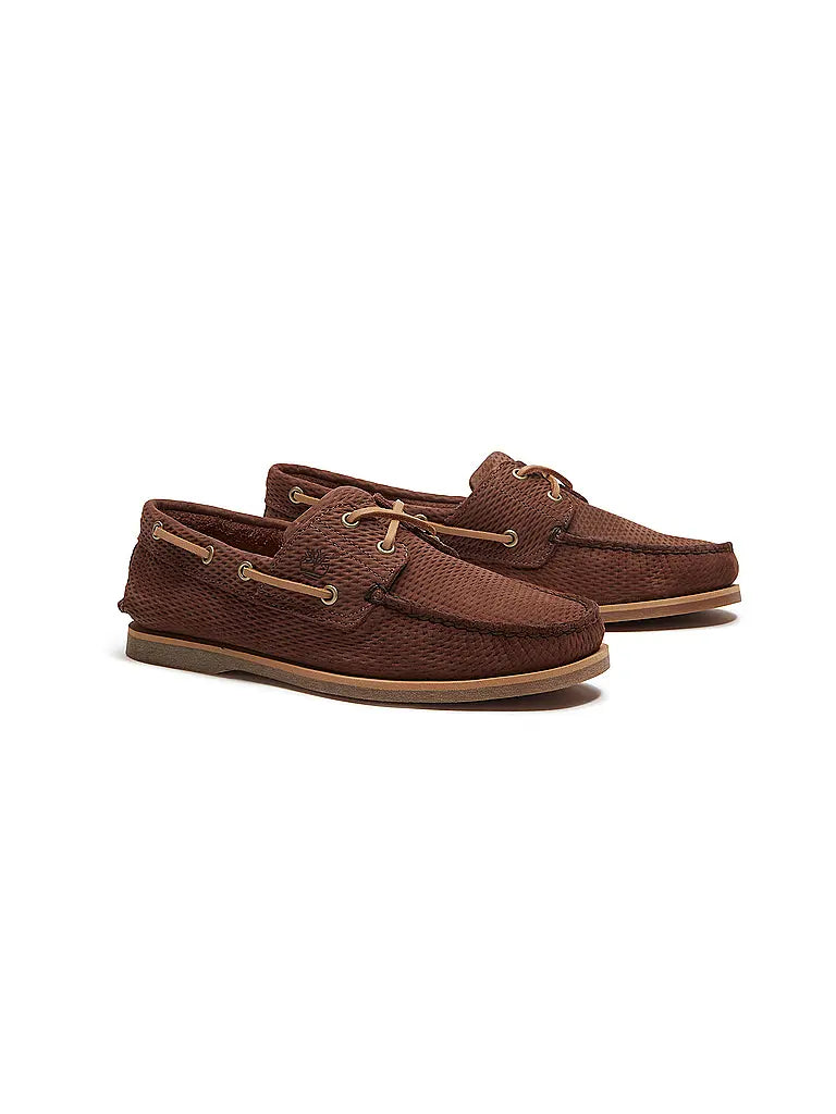 TIMBERLAND VELA CLASSIC BOAT SHOE DARK BROWN SUEDE